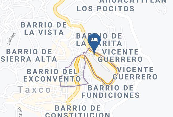 Taxco De Alarcon - Posada De La Mision Hotel Museo Y Jardin Maps