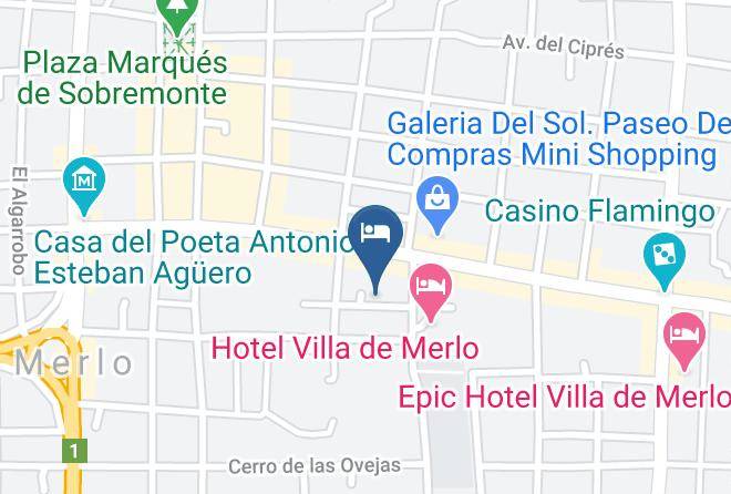 Santa Rosa Dellara - Posada De Las Sierras Maps