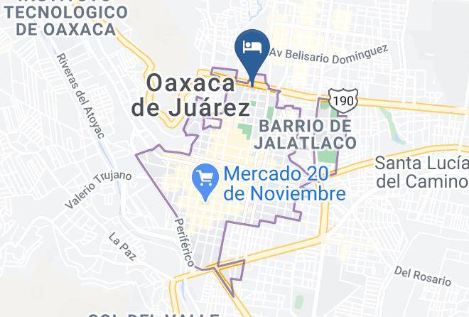 Oaxaca De Juarez - Posada De Los Angeles Maps