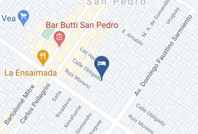 San Pedro - Posada De Los Pajaros Maps