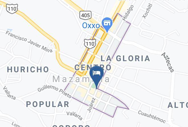 Mazamitla - Posada De Los Reyes Maps