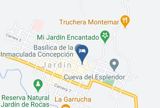 Jardin - Posada De Los Sierra Maps