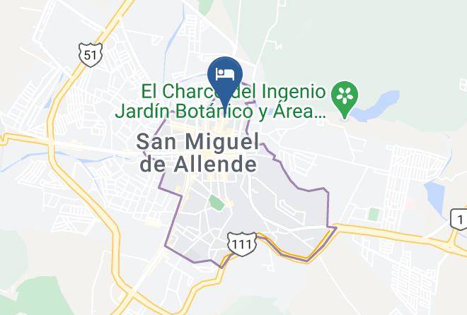 San Miguel De Allende - Posada De Luna Maps