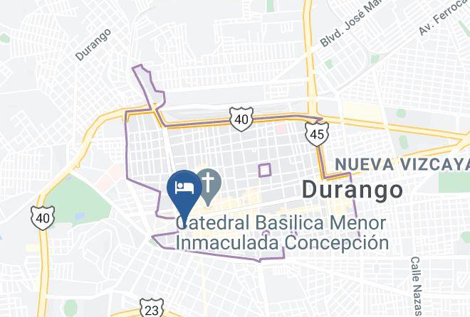 Durango Durango Centro - Posada De Maria Maps