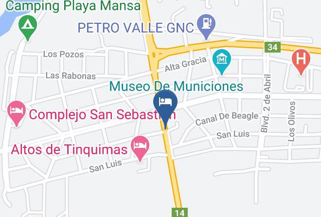San Alberto Department - Posada De Megaterio Maps