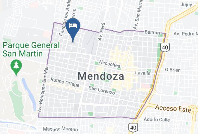 Mendoza - Posada De Rosas Maps