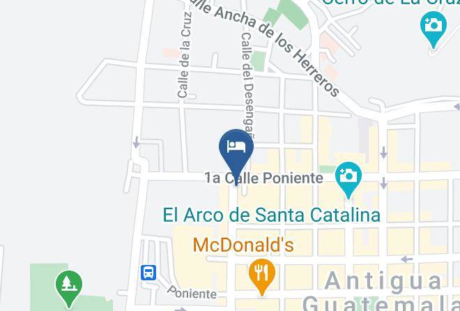 Antigua Guatemala - Posada De San Jeronimo Maps