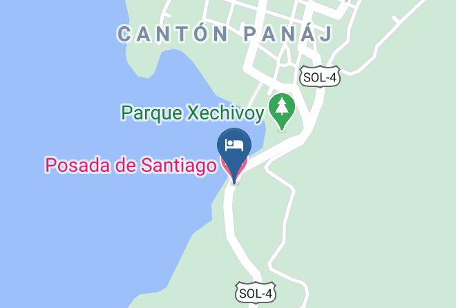 Santiago Atitlan - Posada De Santiago Maps