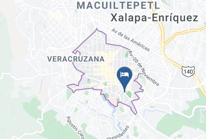 Xalapa - Posada Del Angel Maps