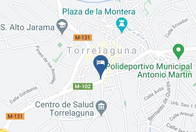 Madrid - Posada Del Camino Real Hotel Maps
