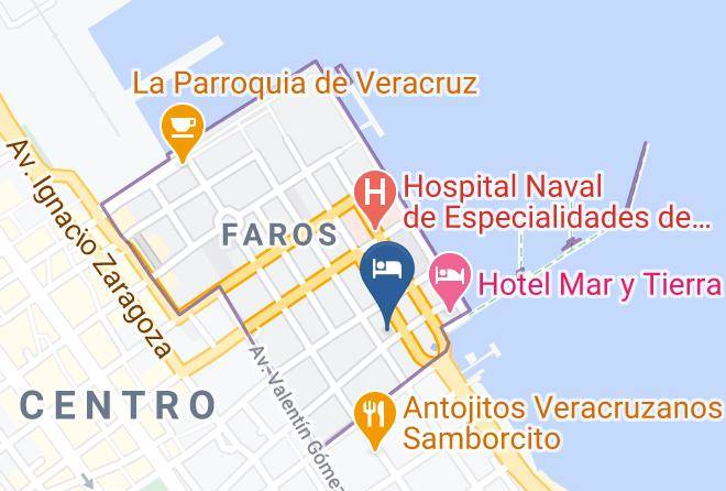 Veracruz Faros - Posada Del Carmen Maps