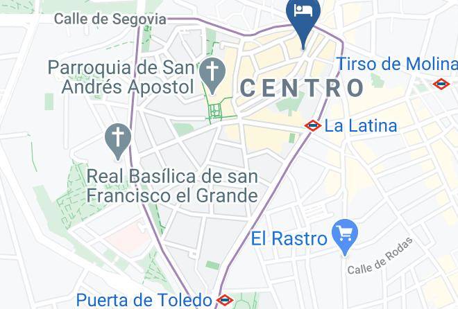 Madrid - Posada Del Dragon Maps