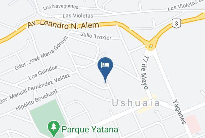 Ushuaia - Posada Del Fin Del Mundo Maps