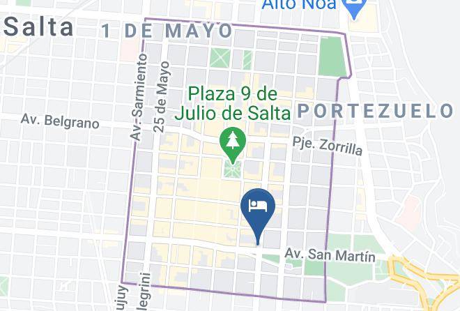 Salta - Posada Del Huayruro Maps