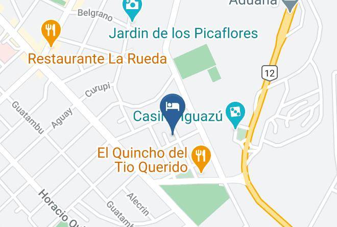 Puerto Esperanza - Posada Del Jacaranda Maps