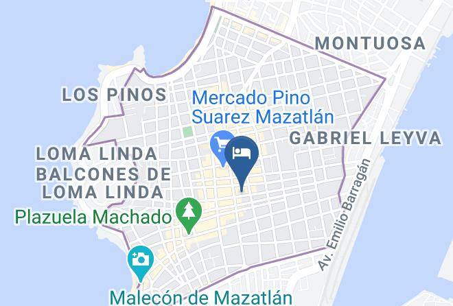 Mazatlan - Posada Del Mar Maps