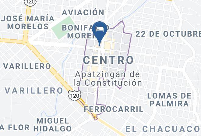Apatzingan - Posada Del Sol Hotel Maps