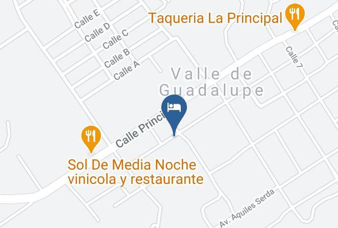 Ensenada - Posada Del Valle Maps