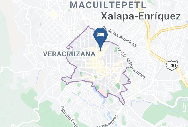 Xalapa - Posada Del Virrey Maps