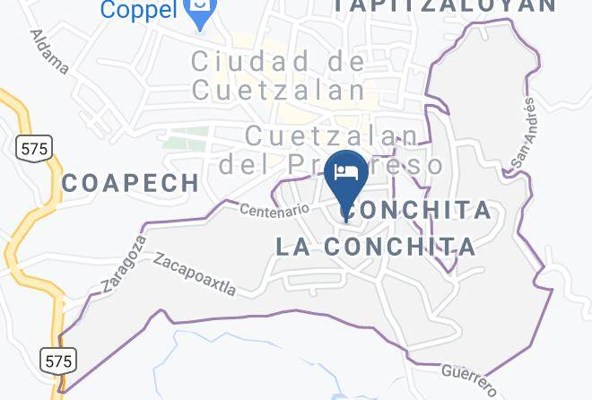 Cuetzalan Del Progreso - Posada Don Felipe Cuetzalan Maps