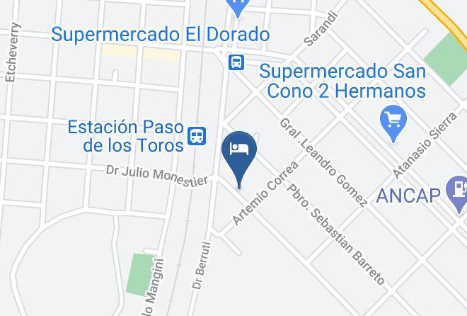 Paso De Los Toros - Posada Don Manuel Maps