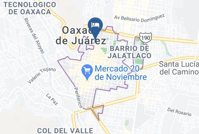 Oaxaca De Juarez - Posada Don Mario Maps