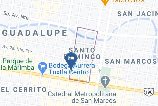 Tuxtla Gutierrez - Posada Don Pedro Maps