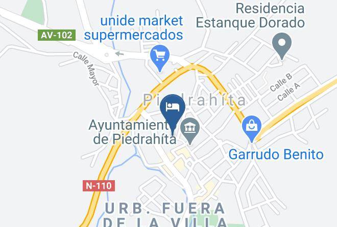 Avila - Hotel Rural Cayetana Restaurante Maps