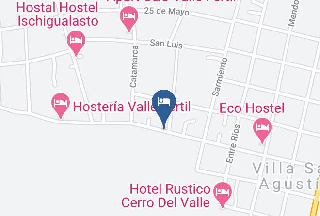 Valle Fertil Department - Posada Dona Maura Maps