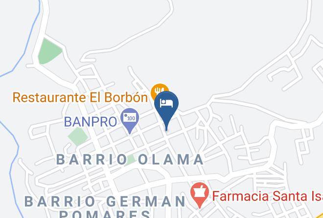 Boaco - Posada El Bailante Maps