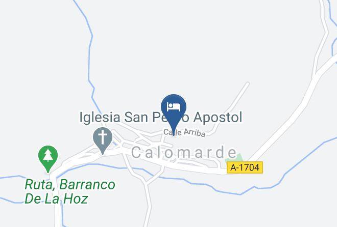 Teruel - Posada El Cadoncho Maps