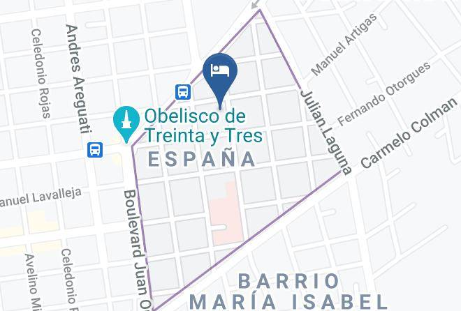 Treinta Y Tres - Posada El Canaveral Maps