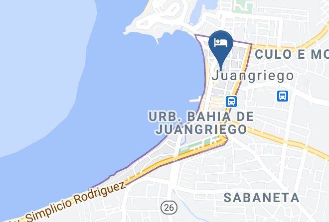 Juan Griego - Posada El Caney Maps