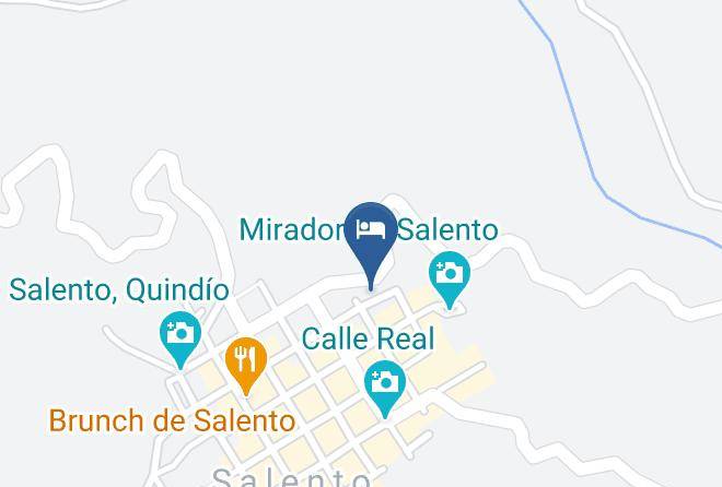 Salento - Posada El Mirador De Salento Maps