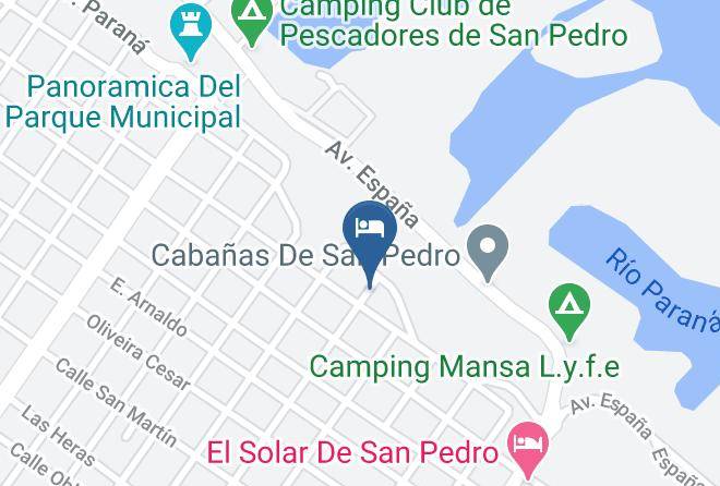 San Pedro - Posada El Mirador Maps