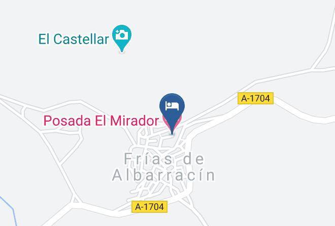 Teruel - Posada El Mirador Maps