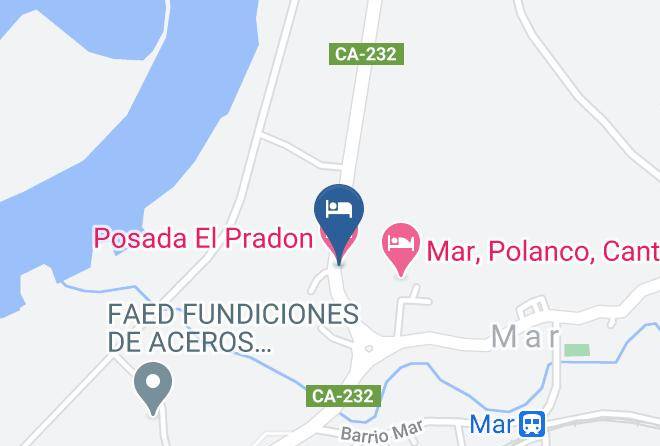 Polanco - Posada El Pradon Maps
