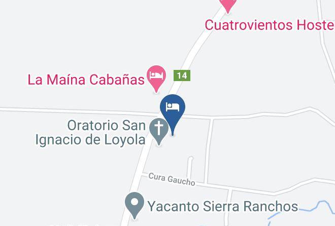 San Javier Department - Posada El Pucara Maps