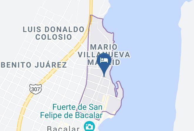 Bacalar - Posada El Refugio Maps