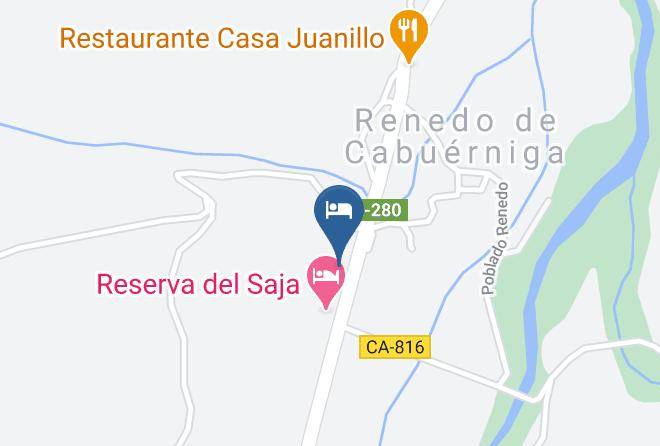 Valle - Posada Restaurante Roblon De Cabuerniga Maps