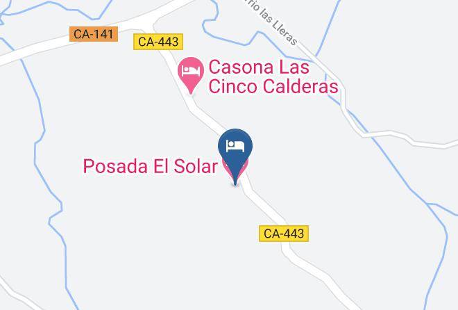 Carriazo - Posada El Solar Maps