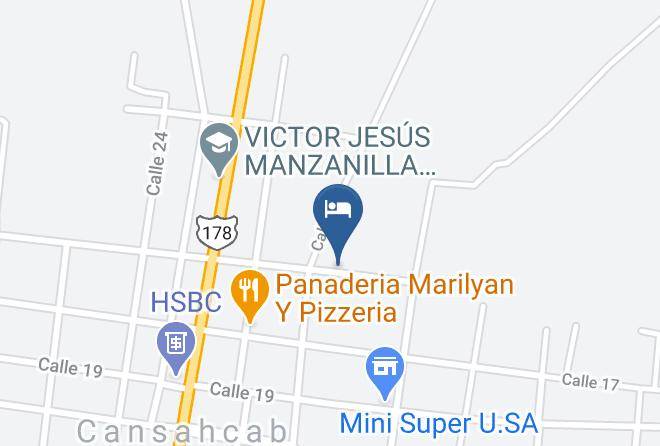Cansahcab - Posada El Turix Dvega Maps