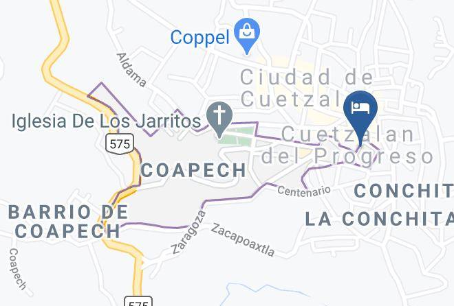 Cuetzalan Del Progreso - Hotel Posada El Volador Maps