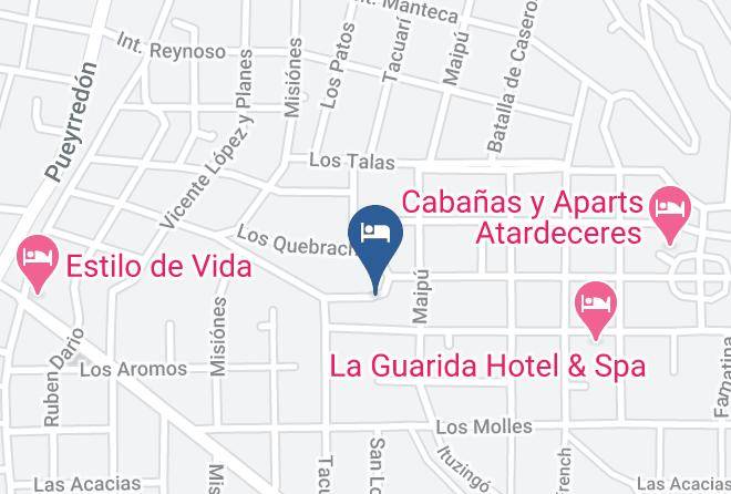 Punilla Department - Posada Espacio Flor Udambara Maps