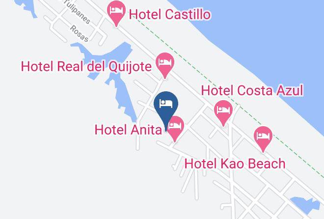 Tecolutla - Posada Excalibur Maps