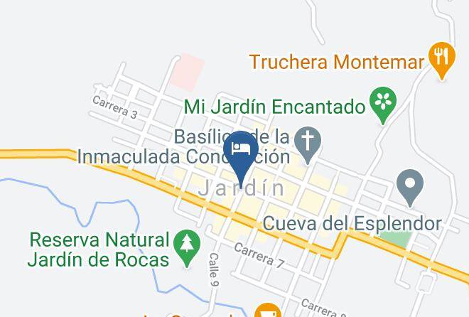 Jardin - Posada Familiar Maps
