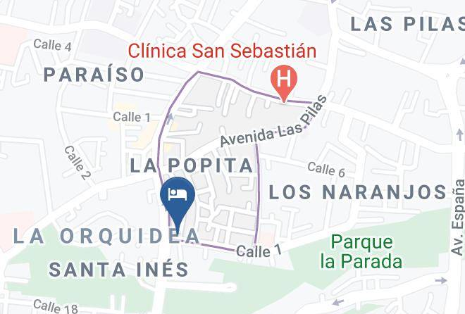 San Cristobal - Posada Gastronomica Rincon Tachirense Maps
