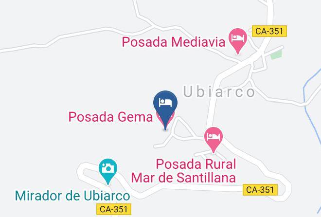 Santillana - Posada Gema Maps