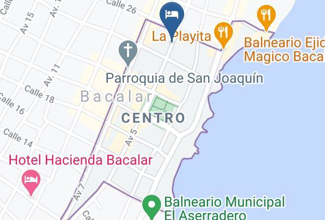 Bacalar - Posada Gomel Maps