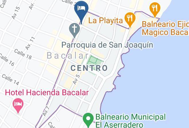 Bacalar - Posada Guadalupe Maps